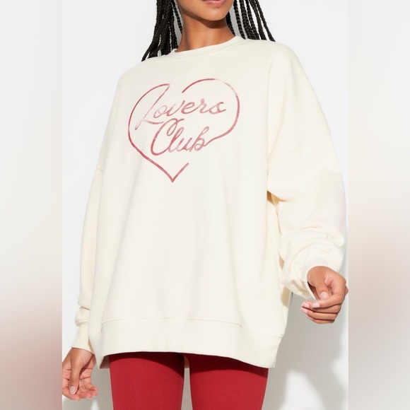 ❤️Spiritual Gangster Lovers Boyfriend Cotton Graphic Sweatshirt. Ladies L - Picture 2 of 14